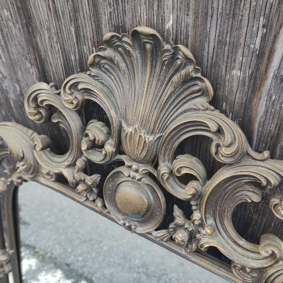 バロック様式 古い大きな鏡