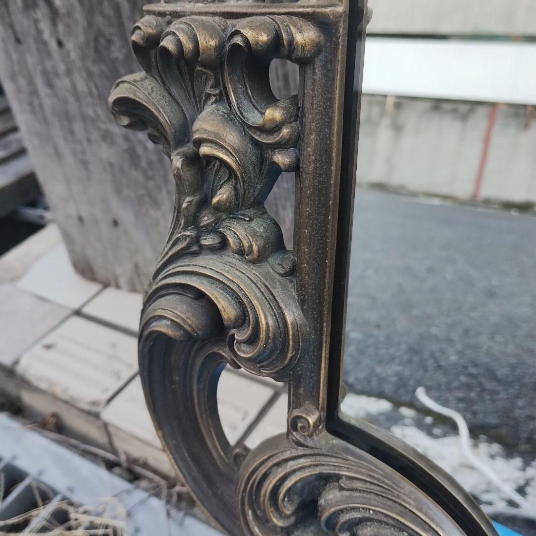 バロック様式 古い大きな鏡