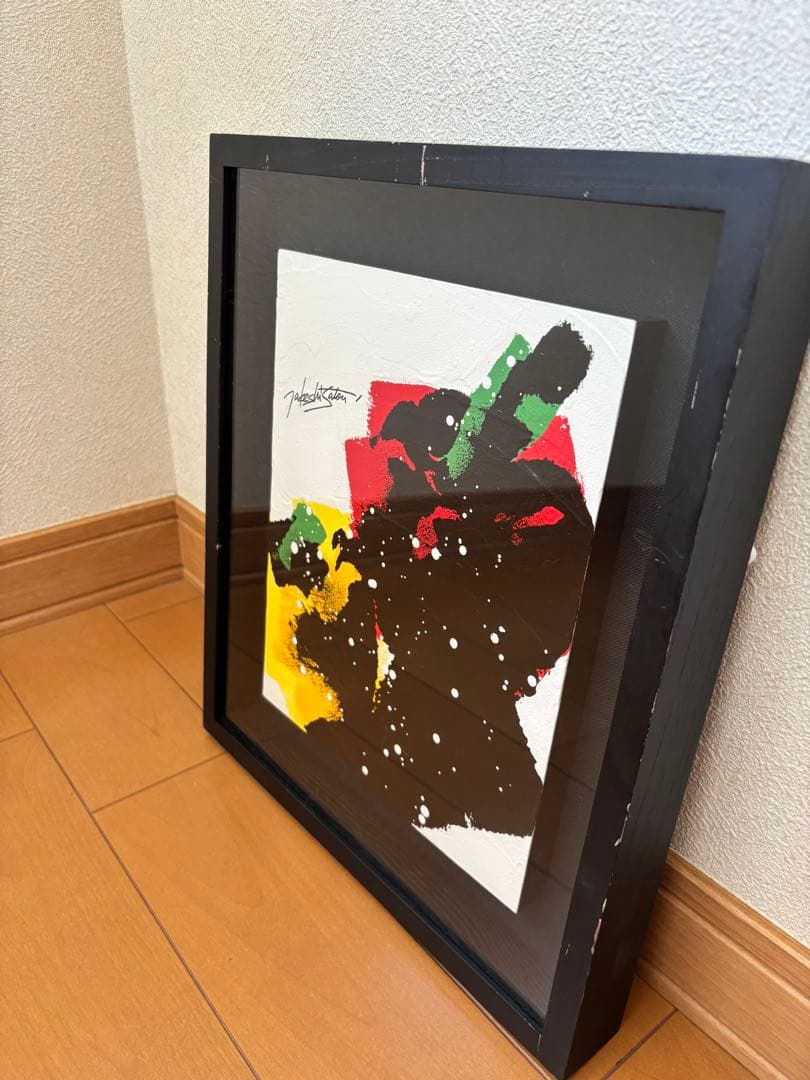 【希少】さとうたけし氏　ローラーアート　サイン有り　ペイントローラー