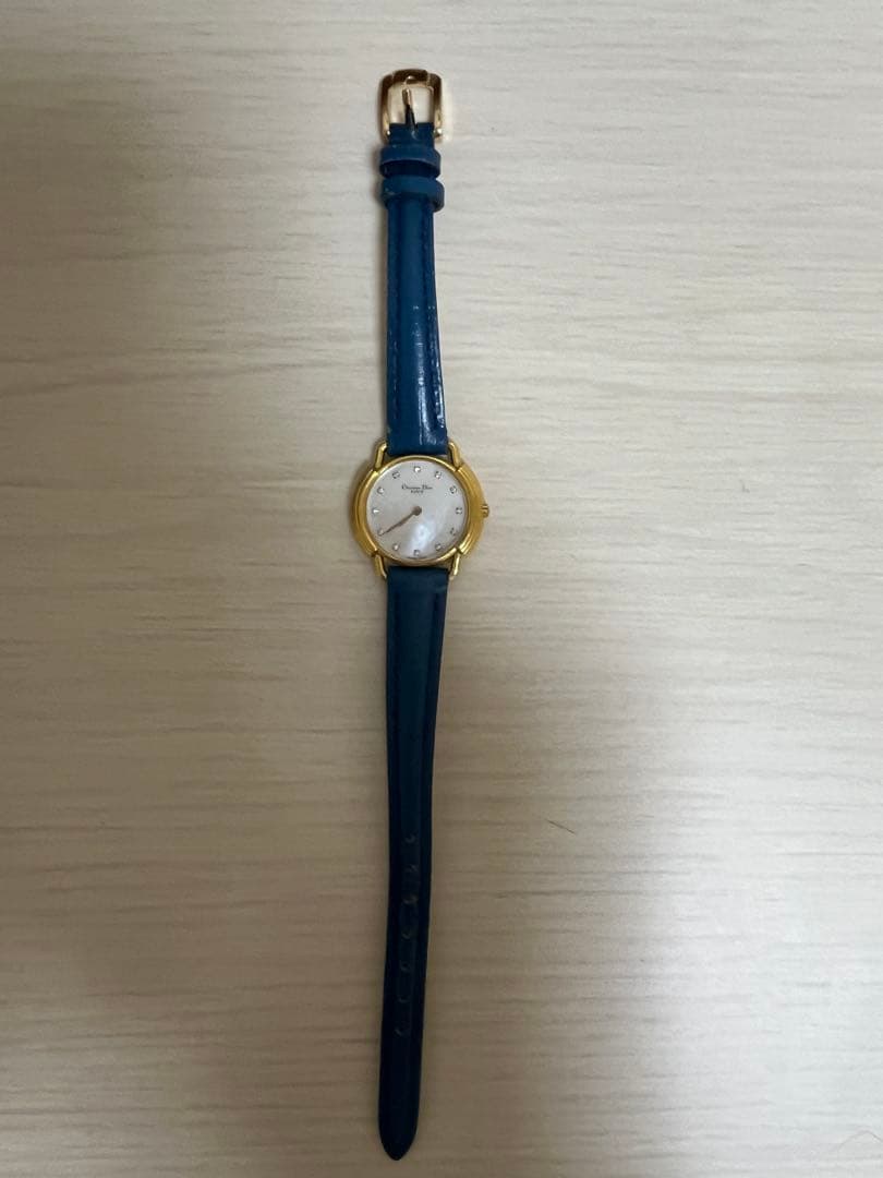 美品：ディオール腕時計ダイヤ&シェル　レディース用