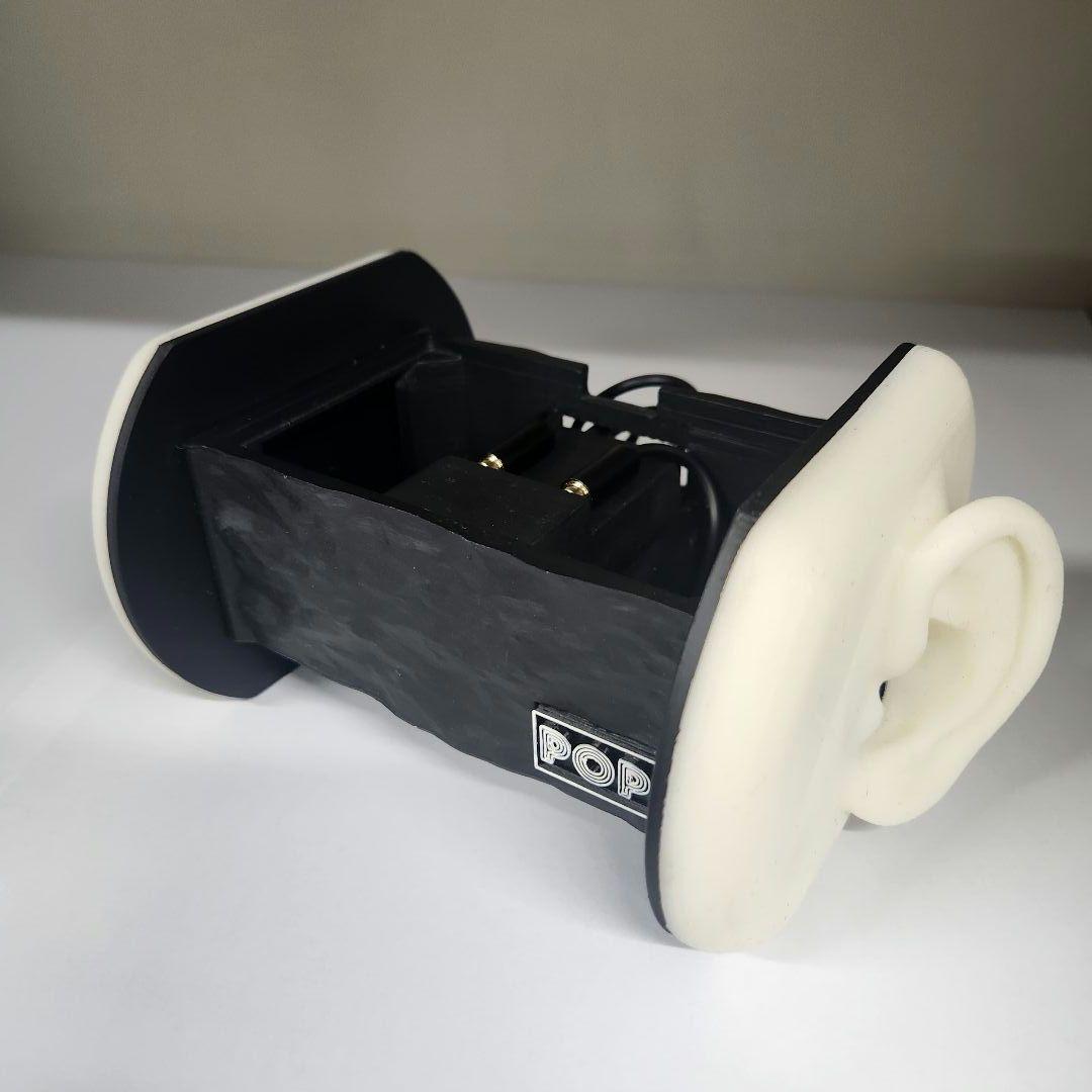 DuoPop2.0 バイノーラルマイク　ASMR 録音　シリコン擬似耳 高感度