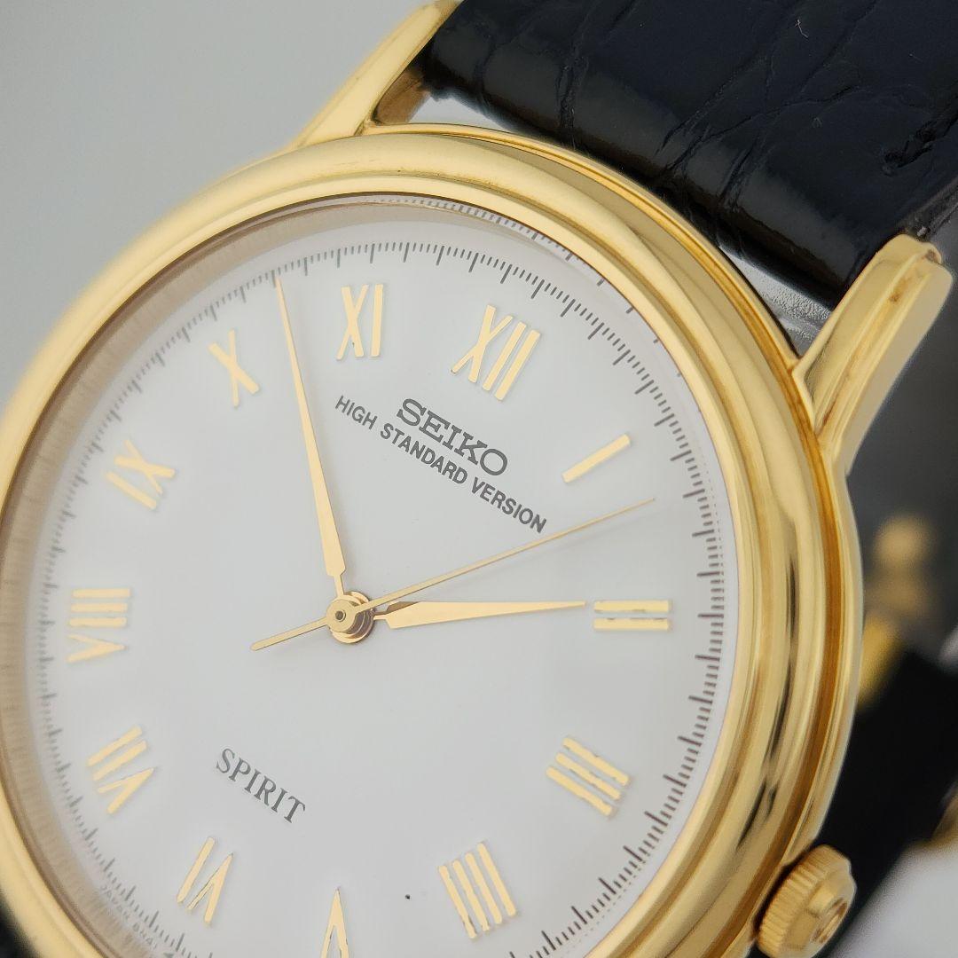 ​幻のデッドストックセイコー スピリット 8N41-7000裏蓋シール付 極美品