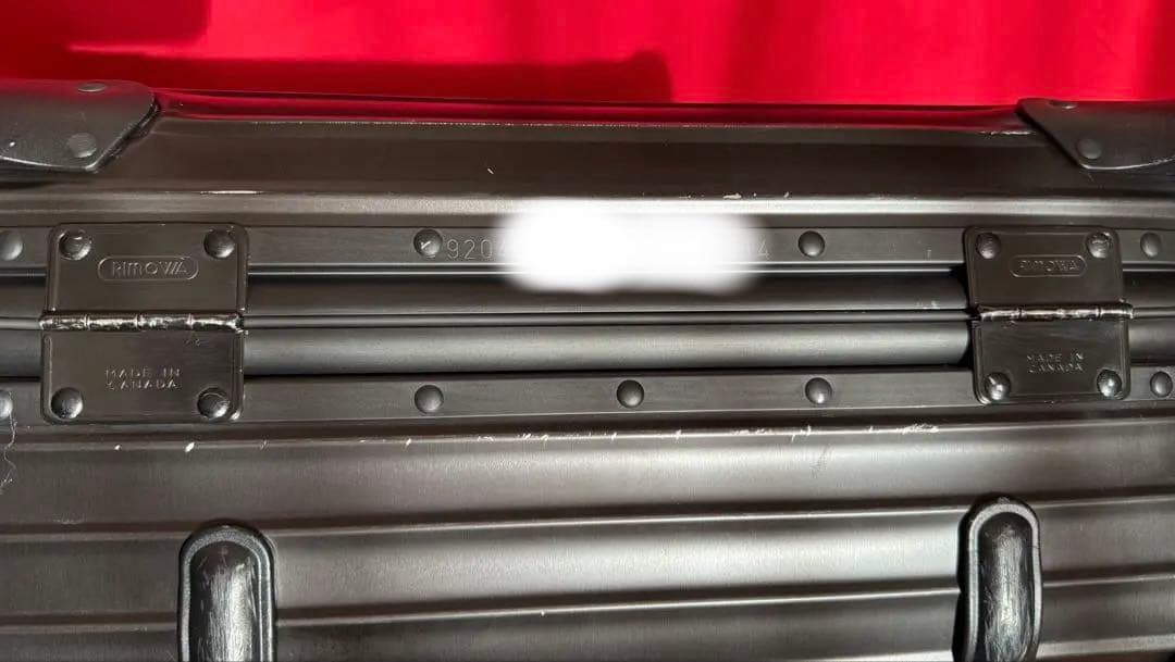 【サルサではありません】　2輪　 リモワ　オリジナル　コンパクト　黒　かじり跡有