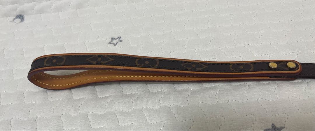 【即決価格】LOUIS VUITTON ドッグ リーシュ リード ブラウン