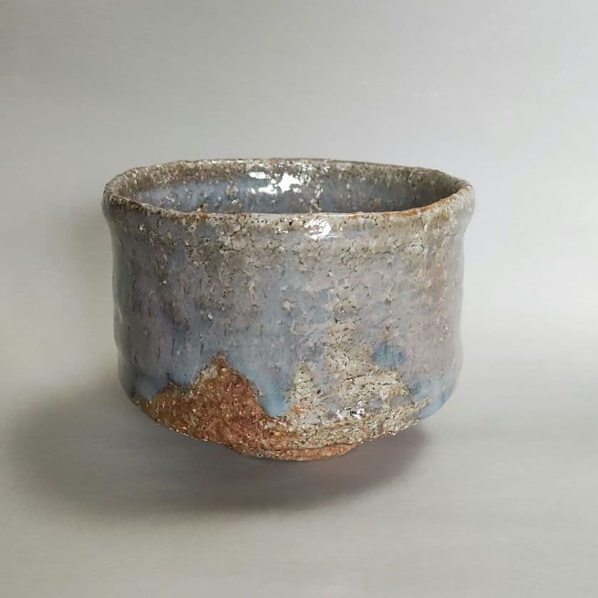 宇田川聖谷　萩焼茶碗　　吉田萩苑　宇田川抱青