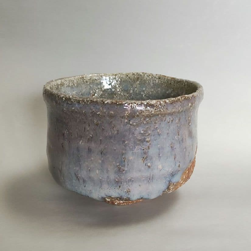 宇田川聖谷　萩焼茶碗　　吉田萩苑　宇田川抱青