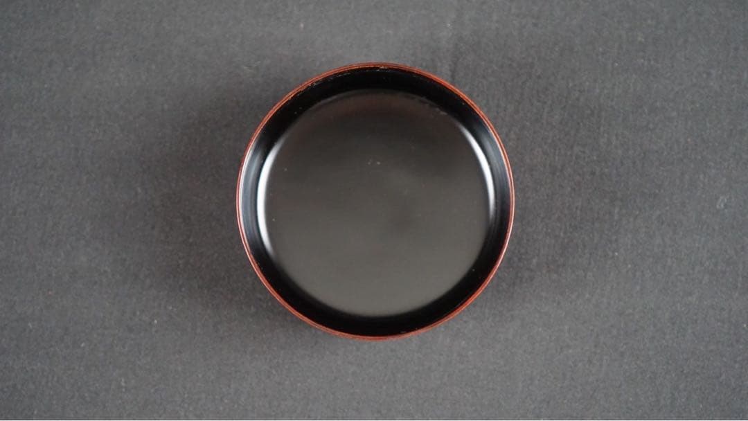 和田瑾斎 独楽塗 中棗 共箱 茶道具 本物保証