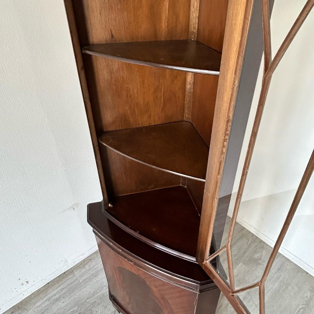 イギリス アンティーク　家具 コーナーキャビネット　1950年頃 516A