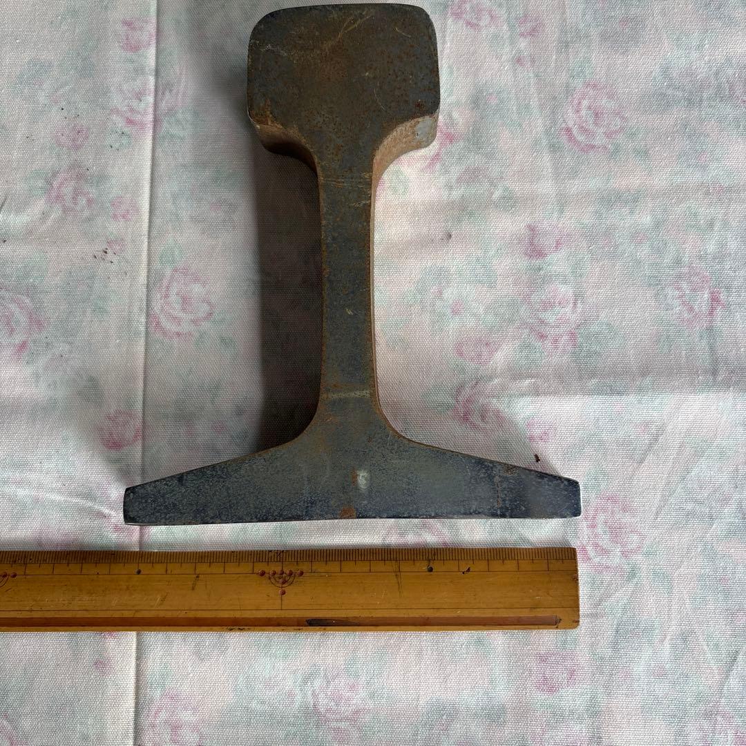 鉄道コレクション、関連グッツ 国有鉄道銘板2枚、 鉄道カットレール2本