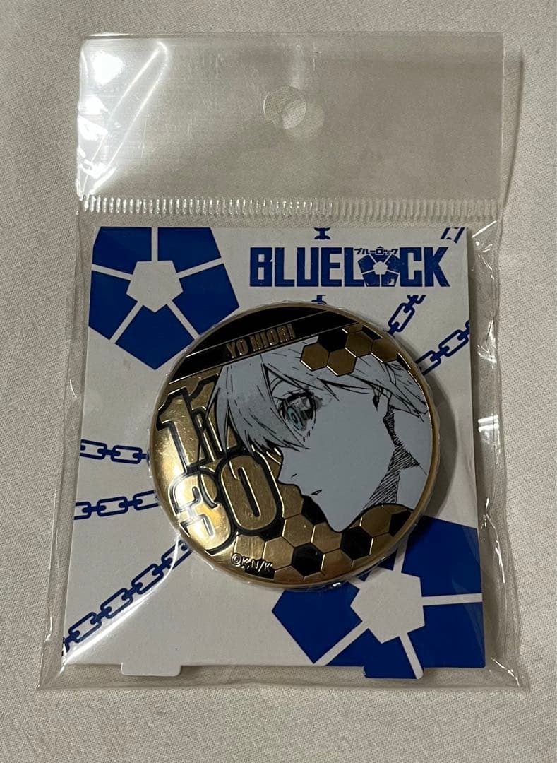 【未使用】氷織羊 バースデイメタル缶バッジ ブルロ ブルーロック バースデー