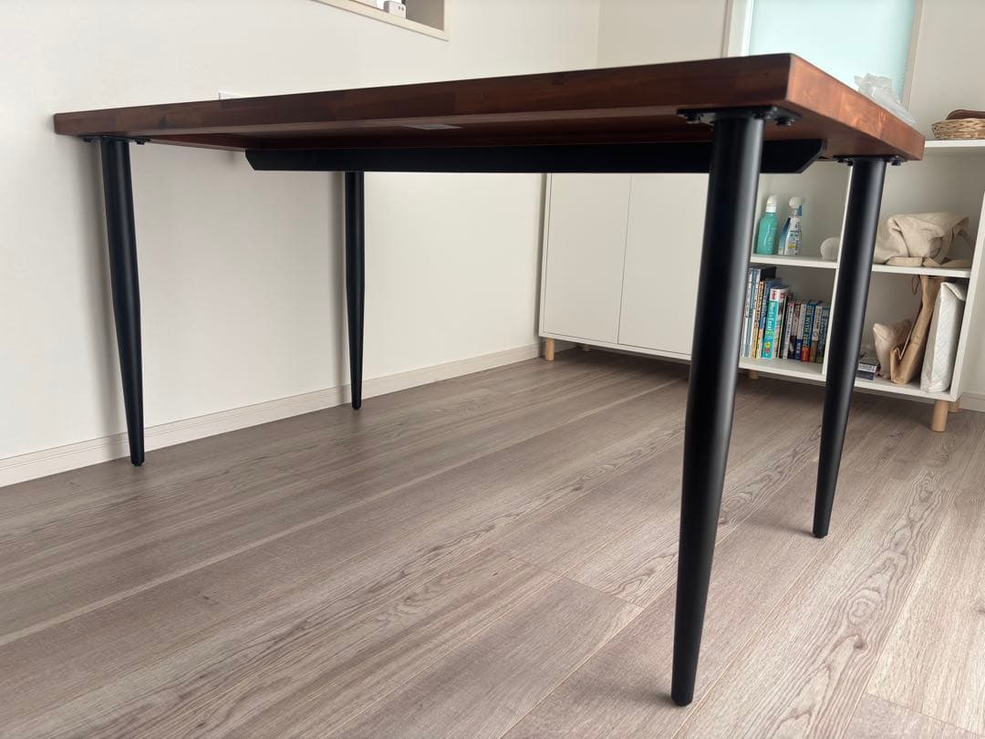 Francfranc レッタ ダイニングテーブル ナチュラル W1400 美品