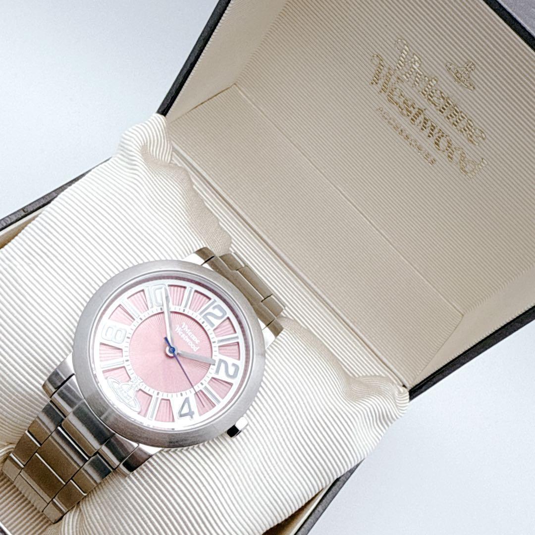 未使用✨ ヴィヴィアンウエストウッド　メタリック オーブ　ギョーシェ彫 サンレイ