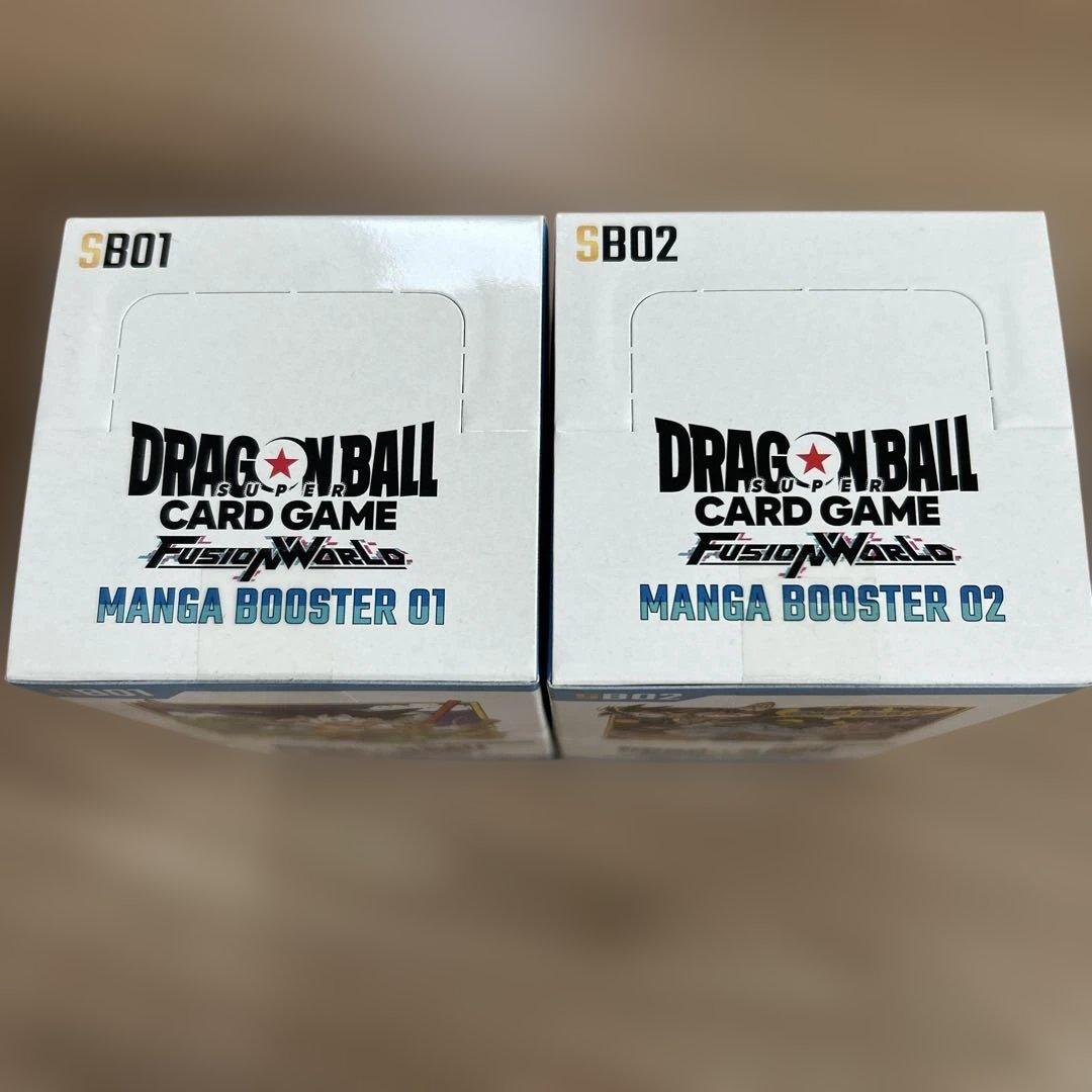 ドラゴンボールカードゲーム MANGA BOOSTER 01&02 未開封
