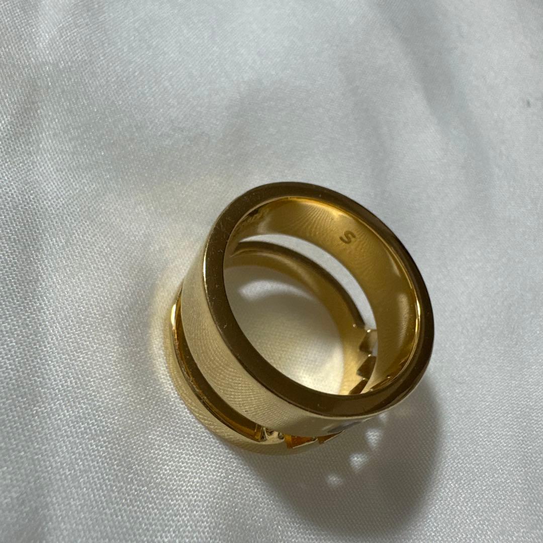 FENDI モンスター　リング　ゴールド