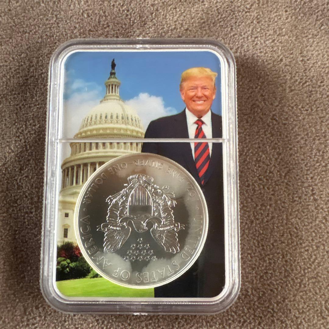 トランプ銀貨 2020年 PCGS MS70 2021年NGC MS70 2枚