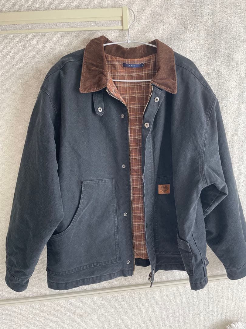 CPCM ブラック コットンジャケット L