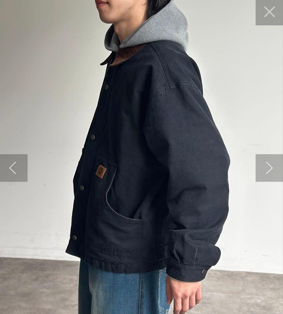 CPCM ブラック コットンジャケット L