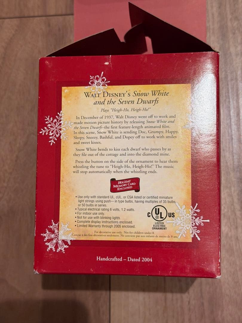 Hallmark KEEPSAKE オーナメント Disney白雪姫と七人の小人