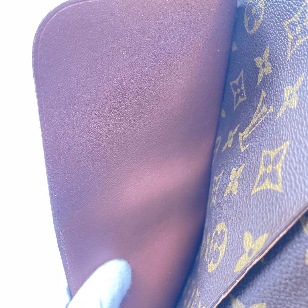 ルイヴィトン ポッシュ エスカパド モノグラム トラベルケース 長財布 ブラウン