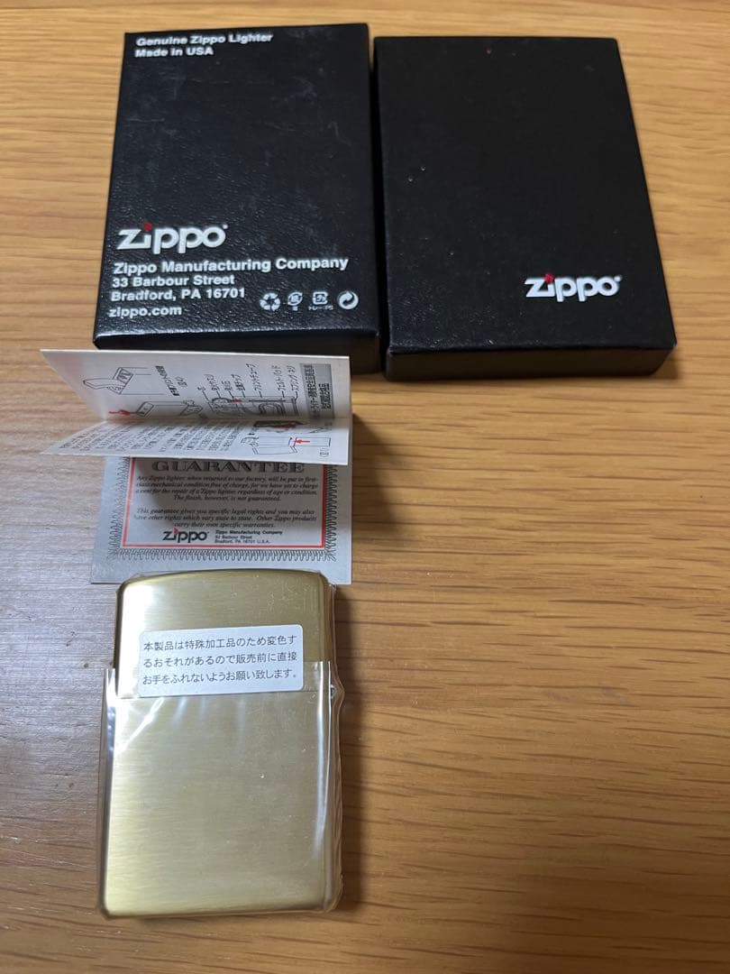 Coca-Cola ゴールド Zippo未使用　オイルなし