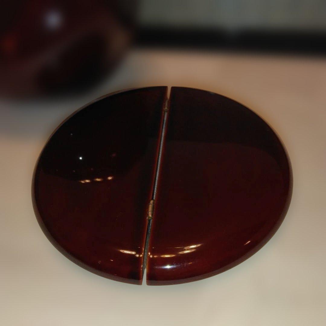 久世宗春 作 老松茶入 割り蓋茶器共箱 仕覆 壺々青海波 本歌写