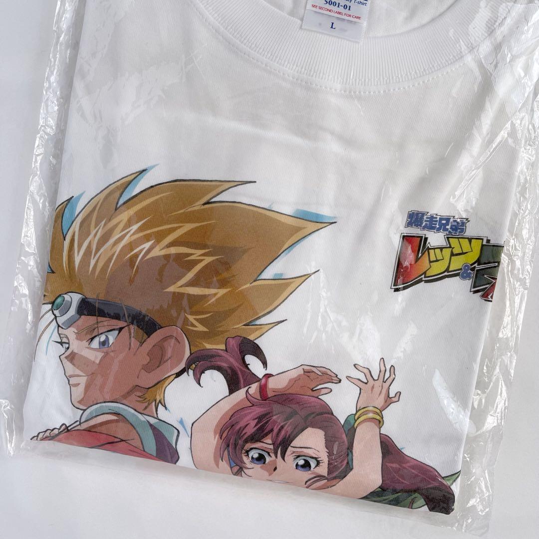 爆走兄弟レッツ&ゴー!! Tシャツ Lサイズ こしたてつひろ ミニ四駆