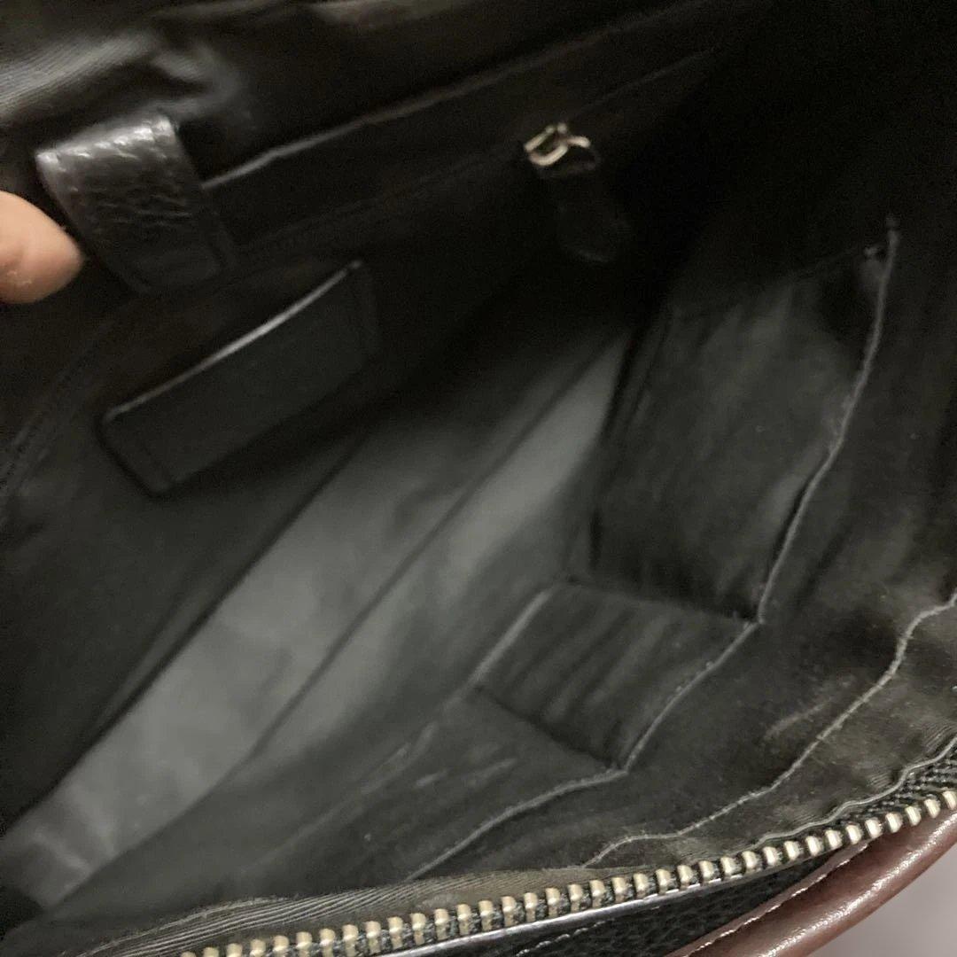 ☆coach☆ ブラック＆ブラウン　レザー　ビジネストート