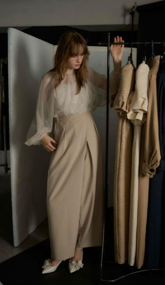 ★新品★リルアー　Lace layered rap pants dress