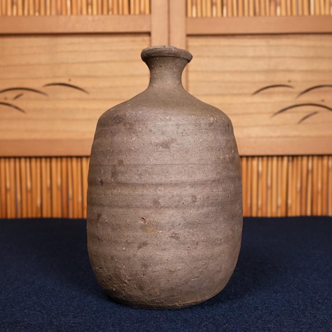 人間国宝 金重陶陽 三男 金重晃介 備前徳利 共箱