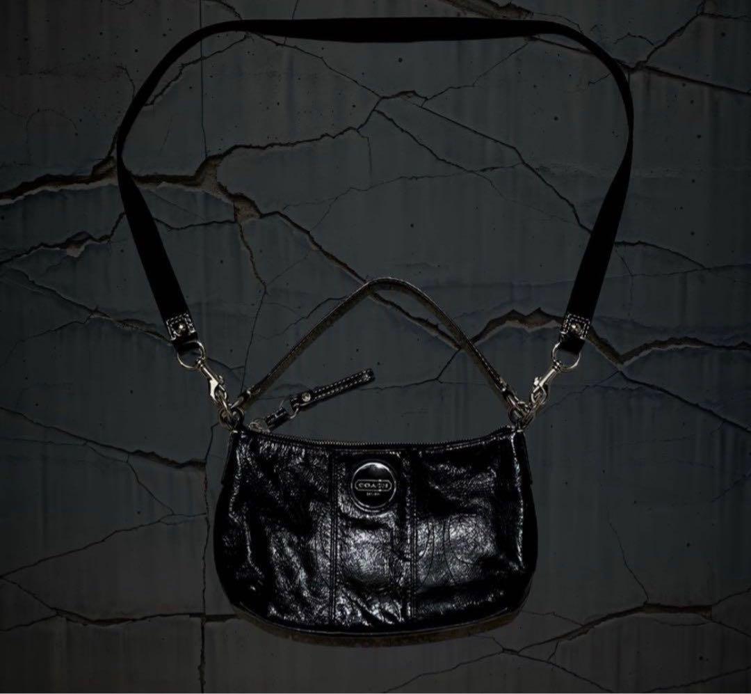 そ*ち様 00s archive coach enamel hand bag y