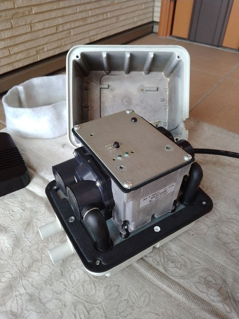 【安永(EP-80E-L)80L】003　エアポンプ　ブロワ　浄化槽