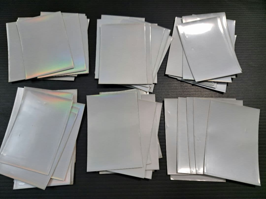 遊戯王 閃光の波動 初期ロゴ スリーブ 56枚 白　　希少