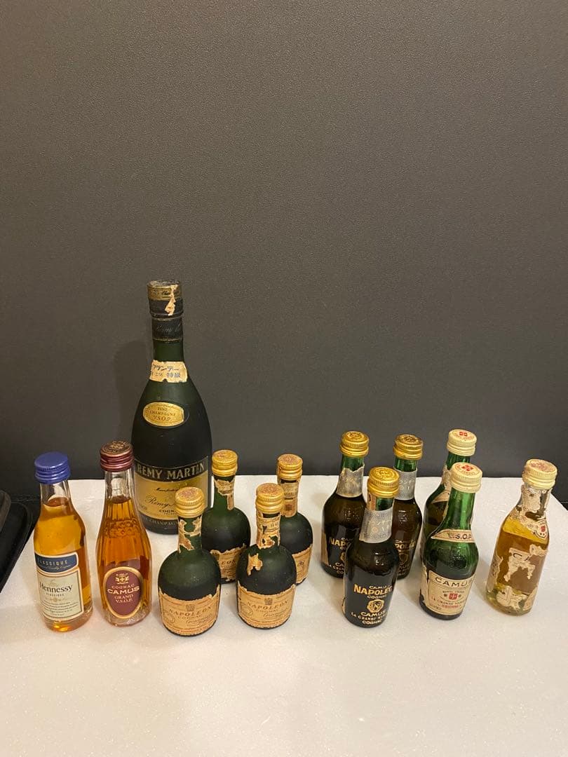 ヘネシー&カミュ＆&ナポレオン&レミーマルタン　古酒ミニボトル13本セット古酒