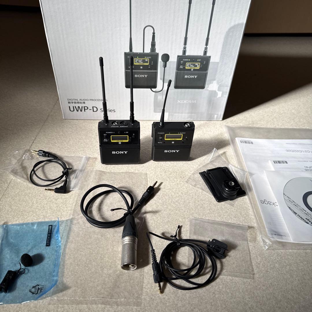 x*x様 【付属品完備＋アクセサリー】SONY UWP-D21 ワイヤレスマイク