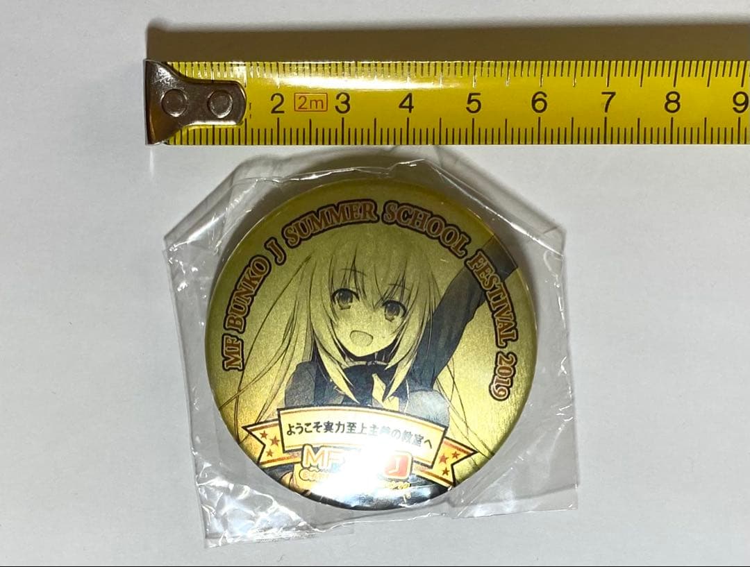 ようこそ実力主義の教室へ　MF文庫J サマースクールフェスティバル　缶バッジ