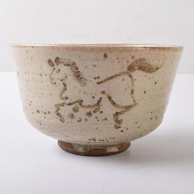 茶道具　大堀相馬焼　茶碗　書付箱　V　R8481