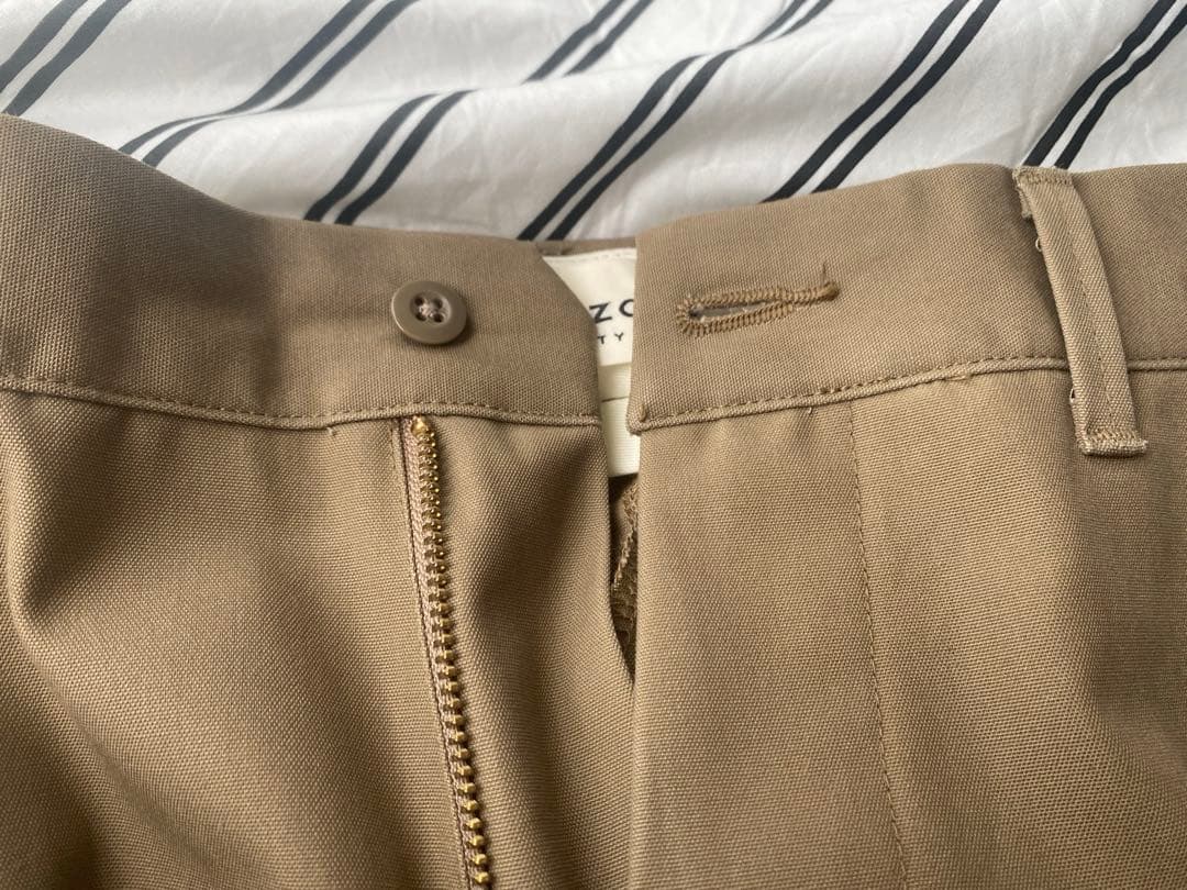 THE SHINZONE/シンゾーン　ハイウエストチノパンツ　34