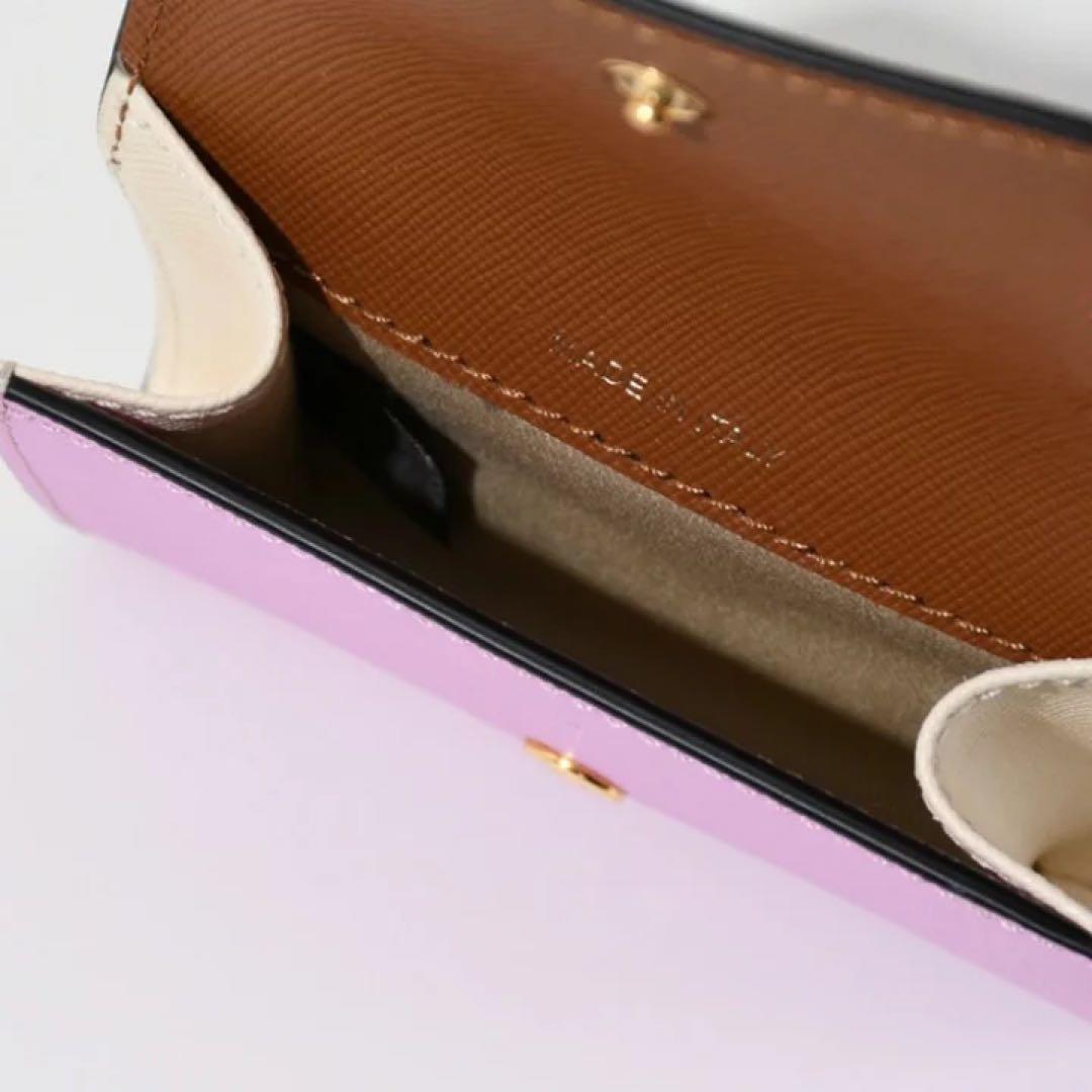 マルニ MARNI 財布 レディース カードケース/ケース　ブラウン　新品