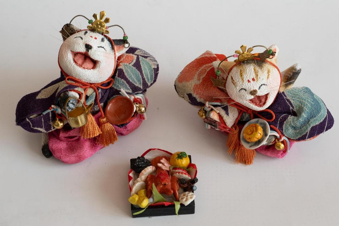 猫のお雛様　石渡いくよ氏作