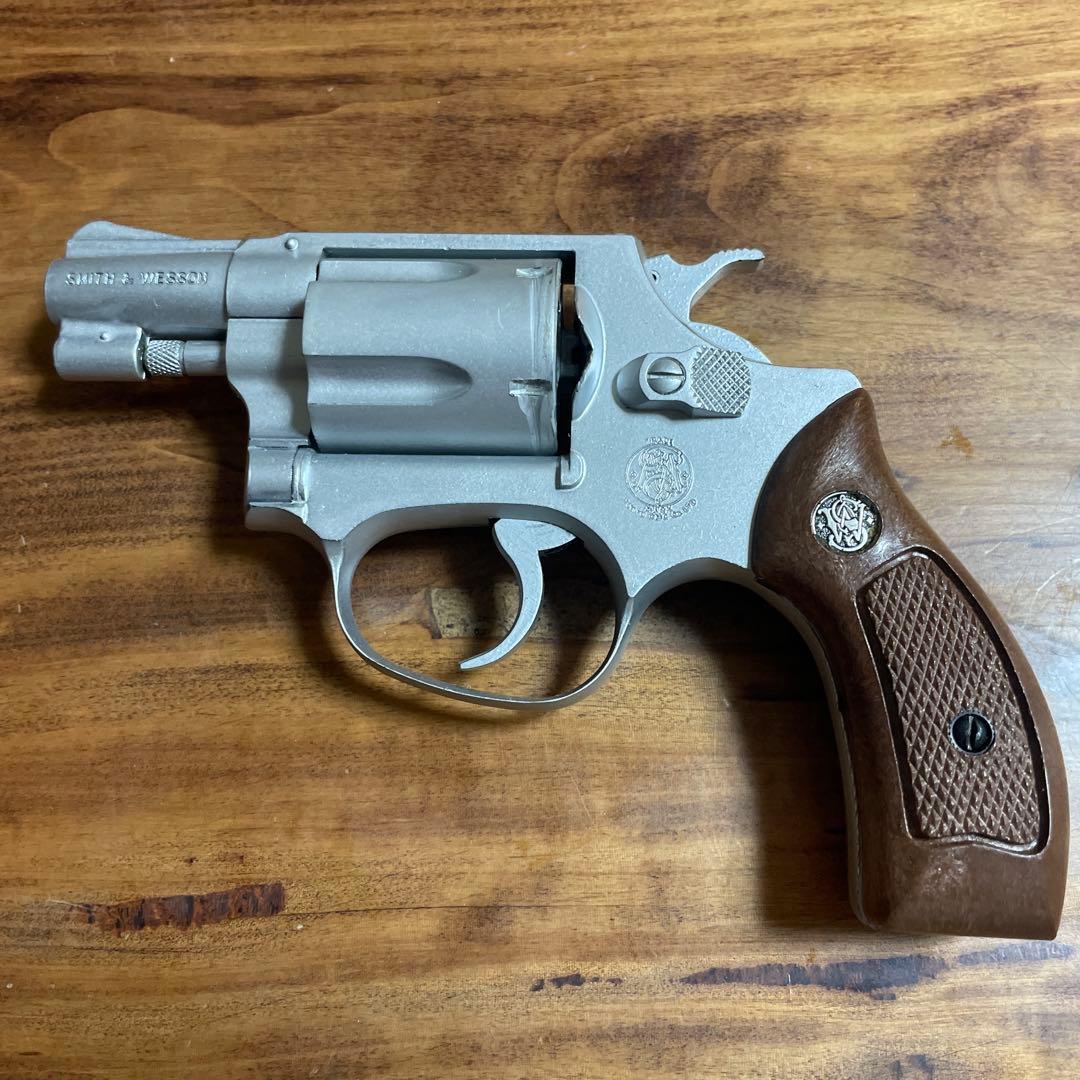 日本製 シルバー リボルバー　MFG 東京CMC スミス&ウエッソン