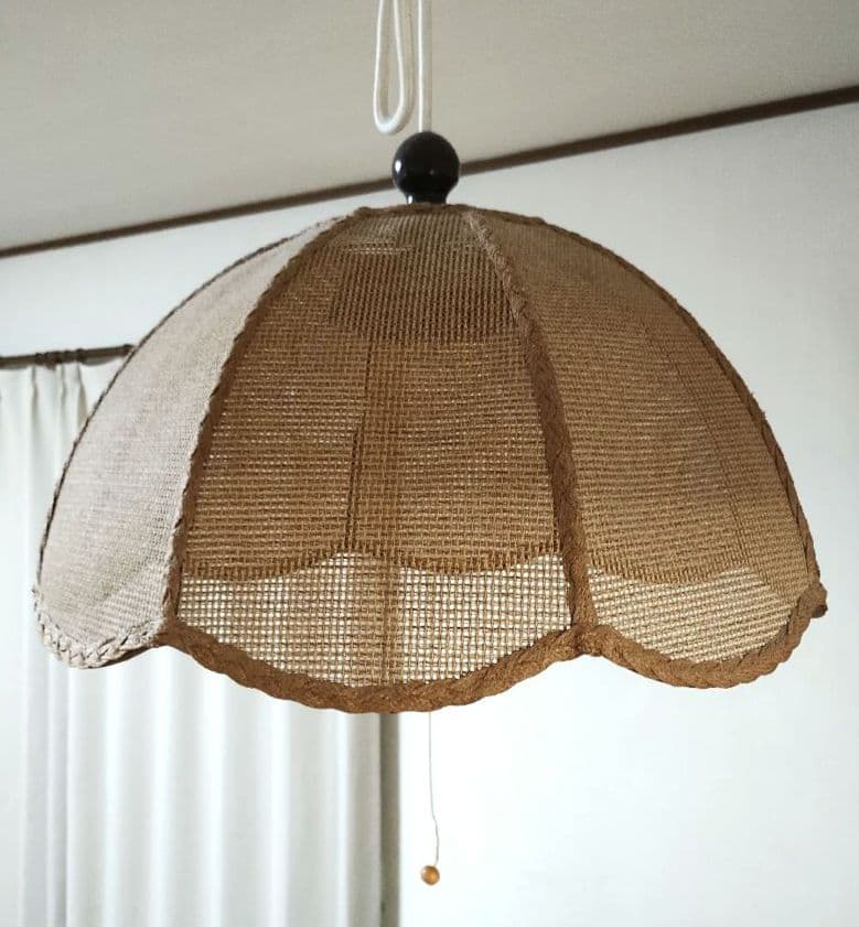 籐ラタン ペンダントライト/ 天井 アンティーク
