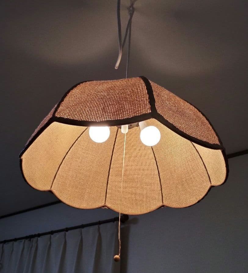 籐ラタン ペンダントライト/ 天井 アンティーク