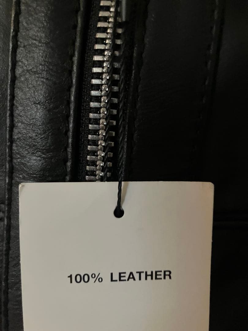 zara リアルレザー　ライダース　革ジャン　Sサイズ　ボクシーフィット