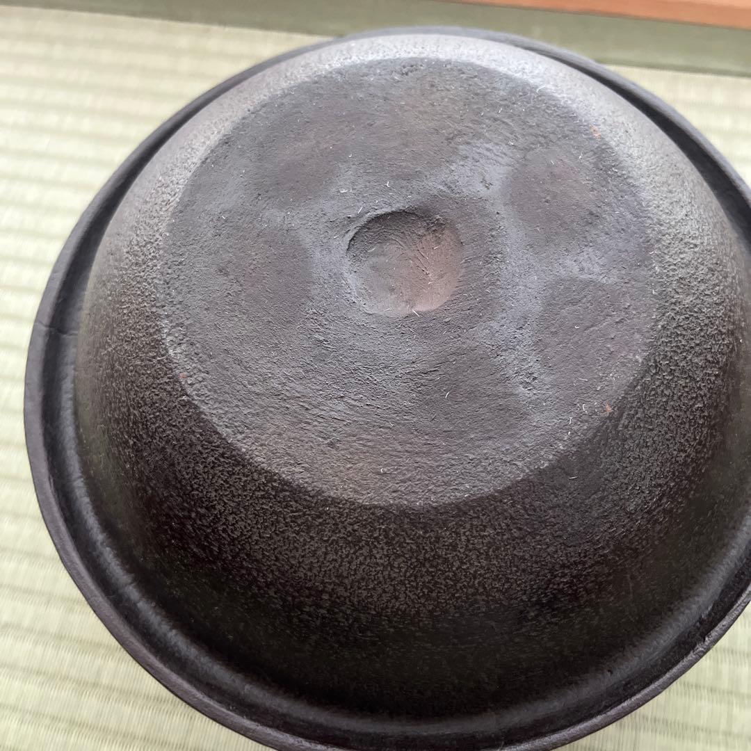 人間国宝　高橋敬典　真形羽釜　亀甲地紋