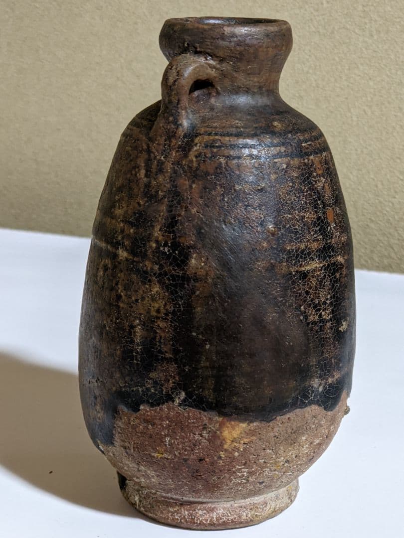 ♦中国 古玩 古陶磁 双耳瓶 アンティーク 骨董品