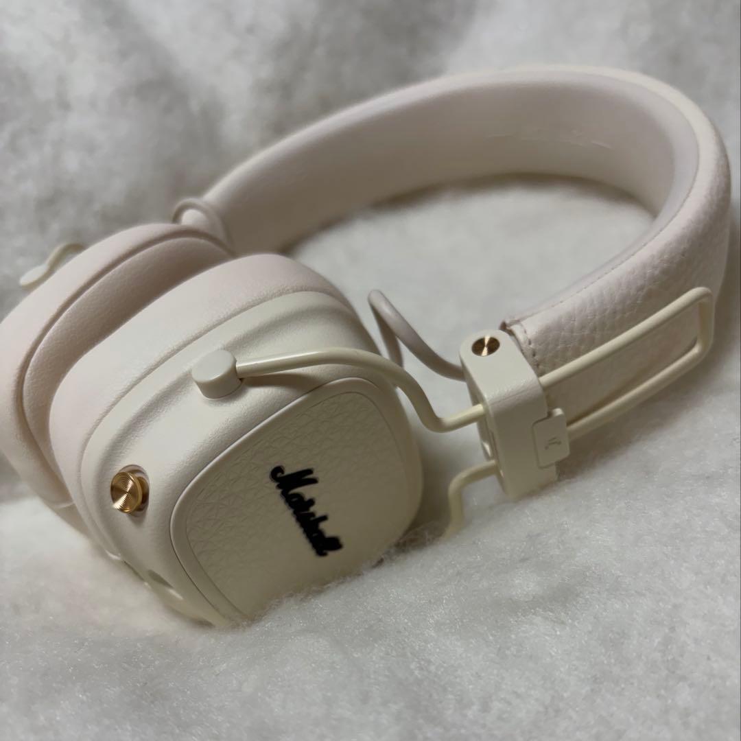 Marshall ワイヤレスヘッドホン クリーム