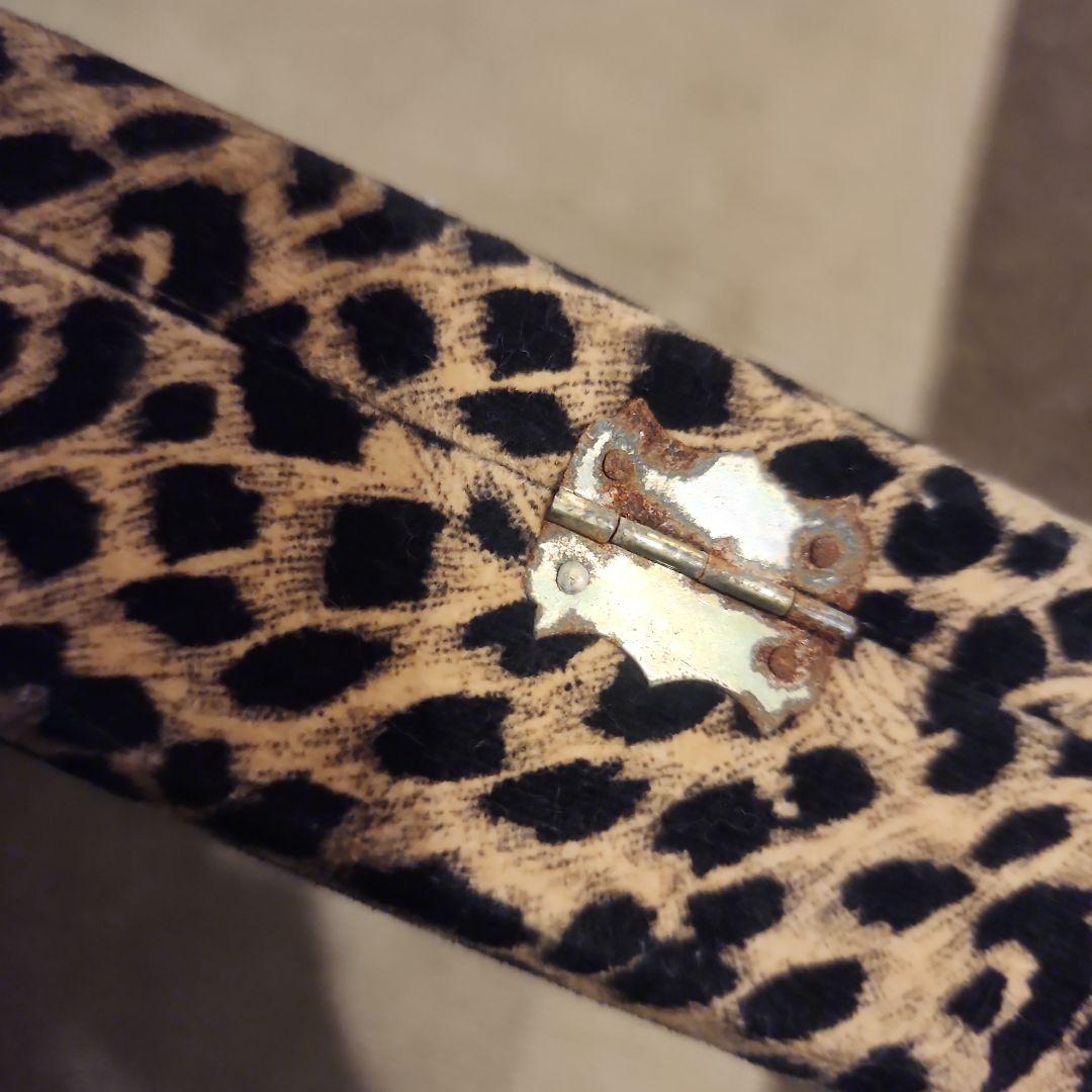 麻雀セット ヒョウ柄ケース付き　背竹　骨