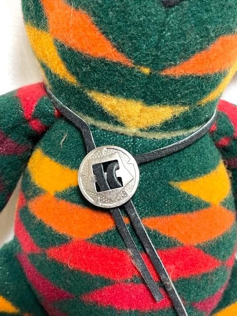 希少ビンテージ　ペンドルトン コンチョ付きインディアン柄ラグベア