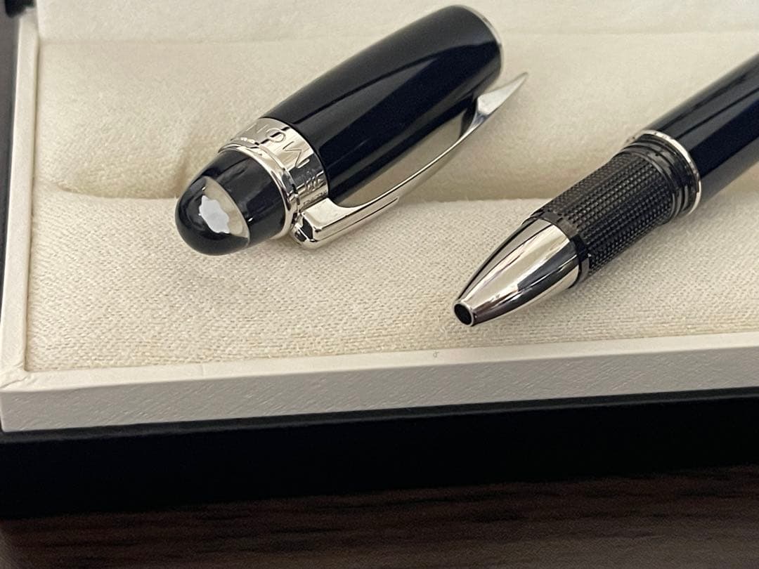 美品　モンブランボールペン　スターウォーカーレジン　ローラーボールキャップ式