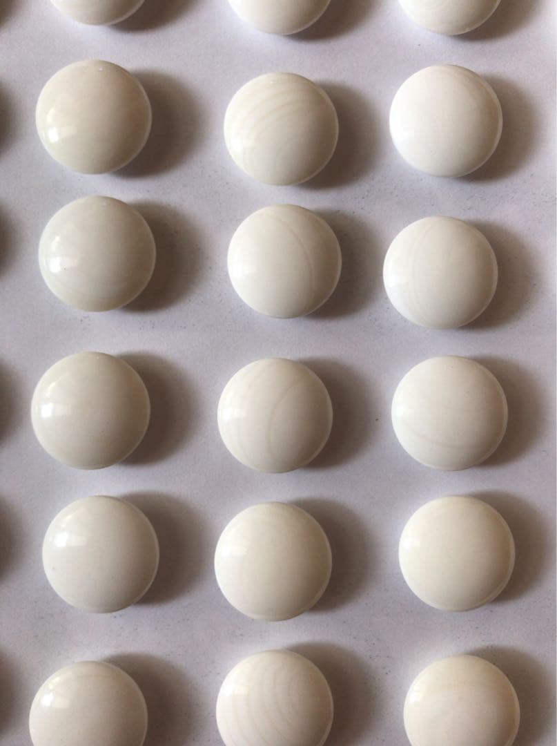 日向特製　本蛤碁石　本那智黒石付　実用31号